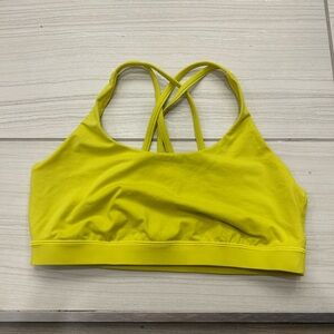 Lululemon sonic yellow energy bra